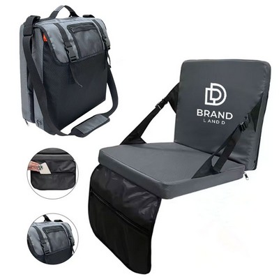 Thickened Moisture-Proof Seat Cushion With Backrest For Outdoor Stadiums